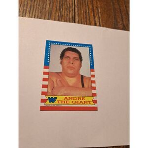 Vintage 1987 WWF Andre the Giant Wrestling Trading Card Titan Sports Raw